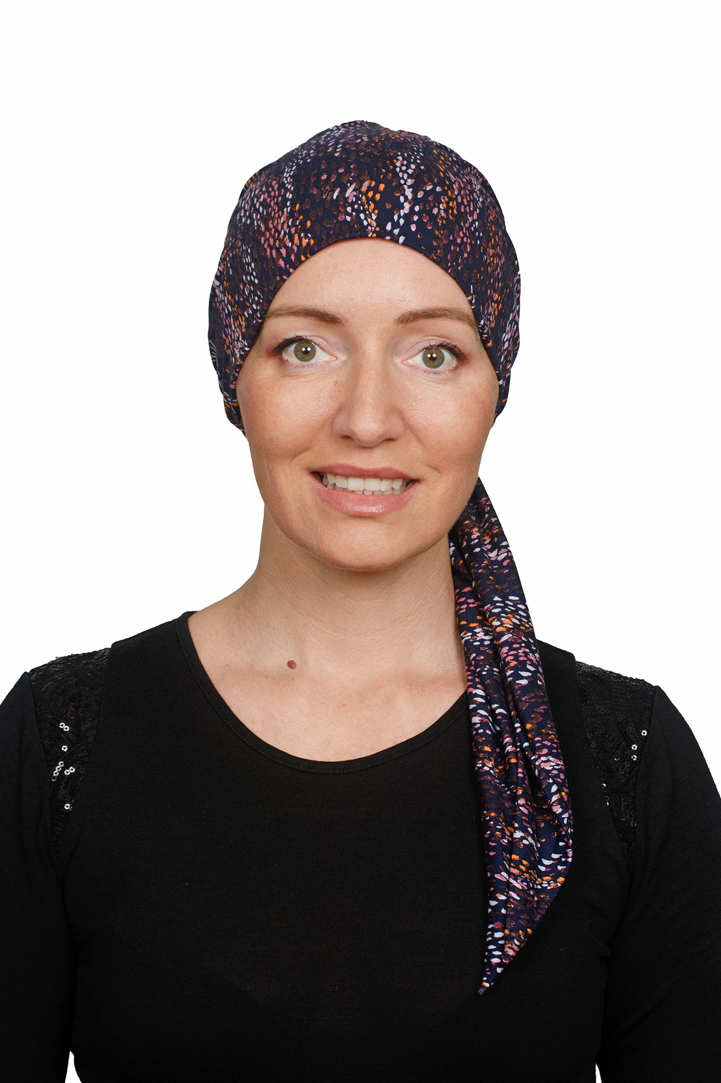 Afterdark Cancer Wrap Hat - Ink - Kaus Hats2