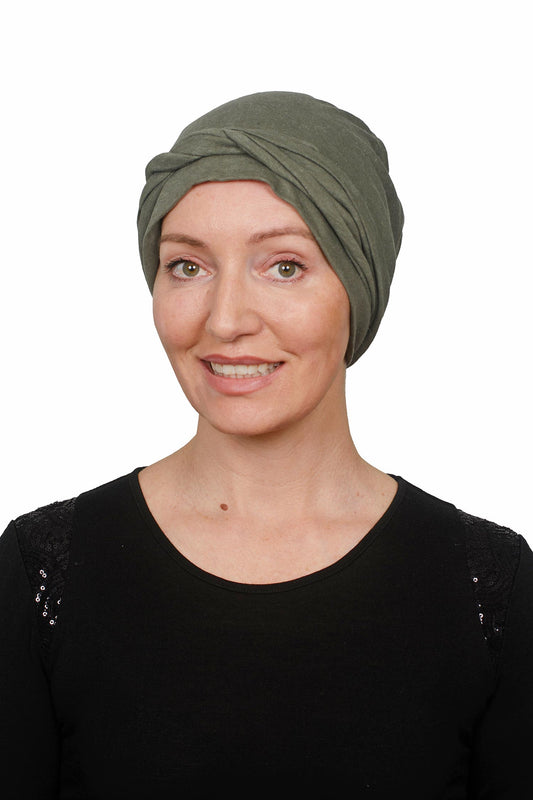 Caper Linen Wrap n Twist