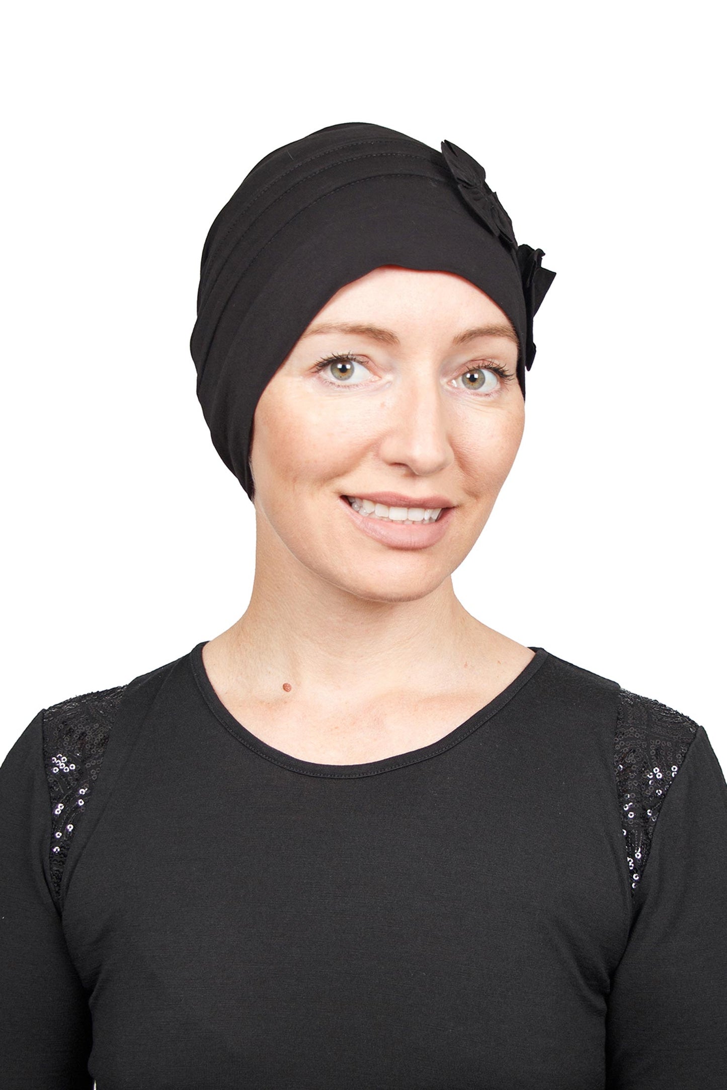 Eva Cancer Bamboo Beanie - Black 1 - Kaus Hats