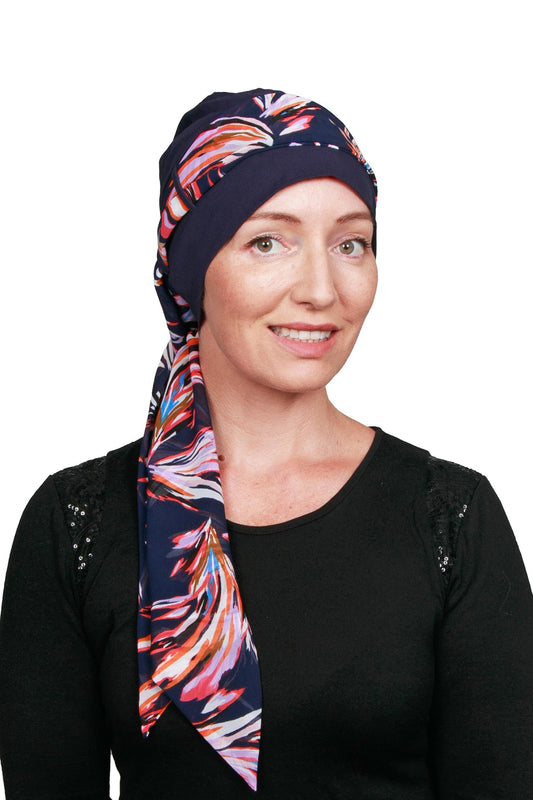 Firework Cancer Hat - Ink Swirl 1 - Kaus Hat