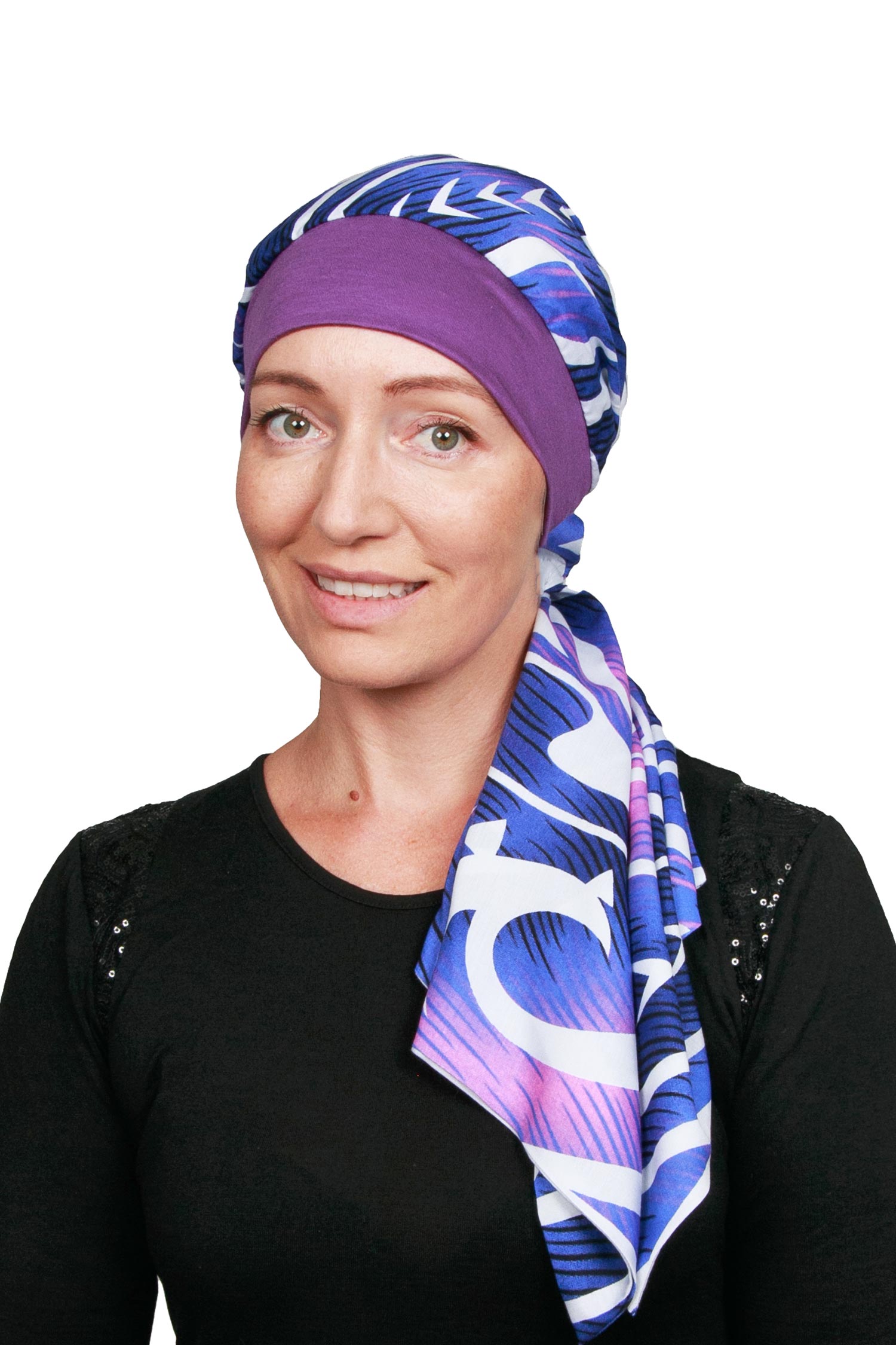 Roxo Cancer Scarf - Purple 1 - Kaus Hats