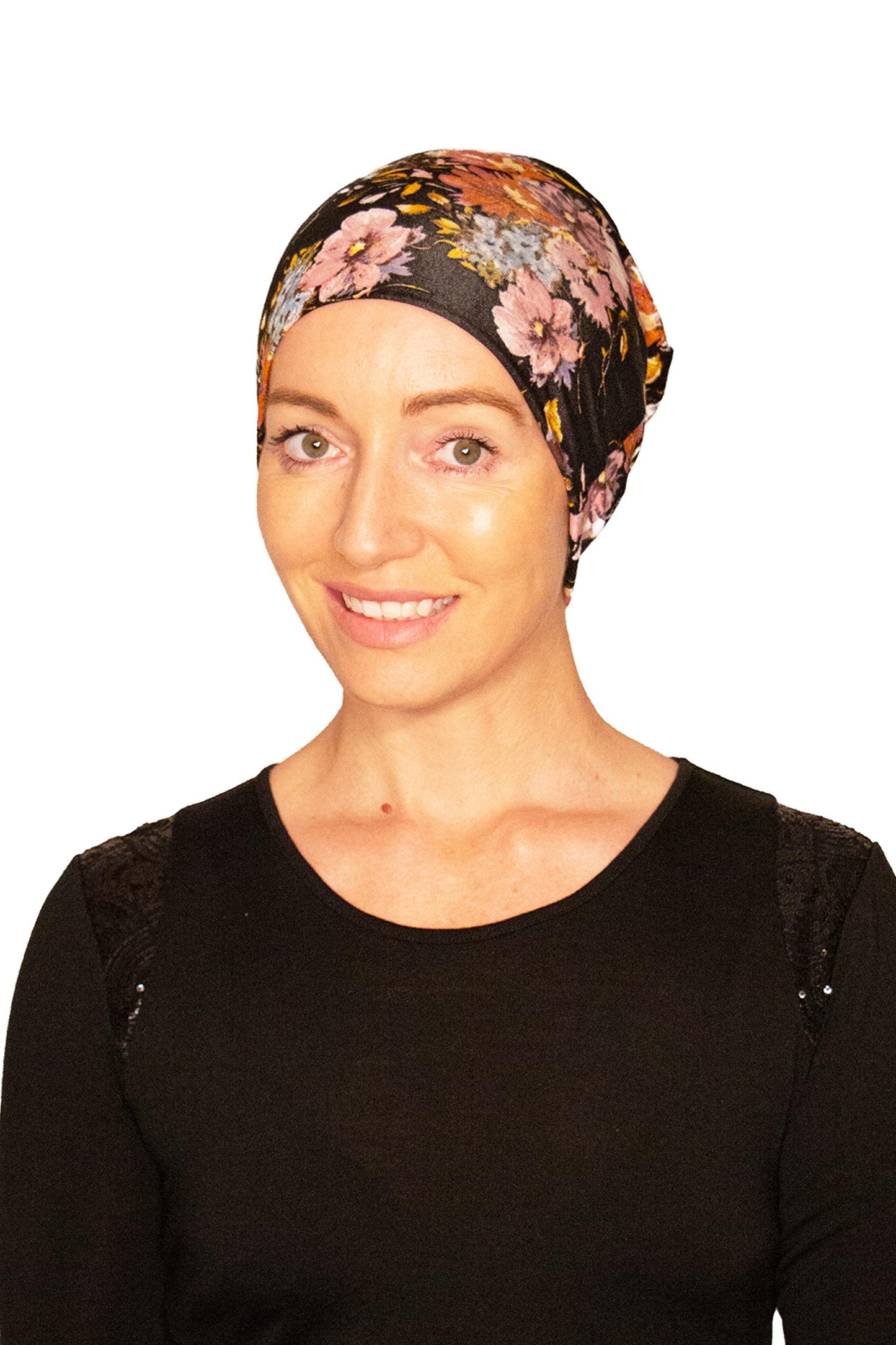 Fleur Cancer Night cap - Floral 1 - Kaus Hats