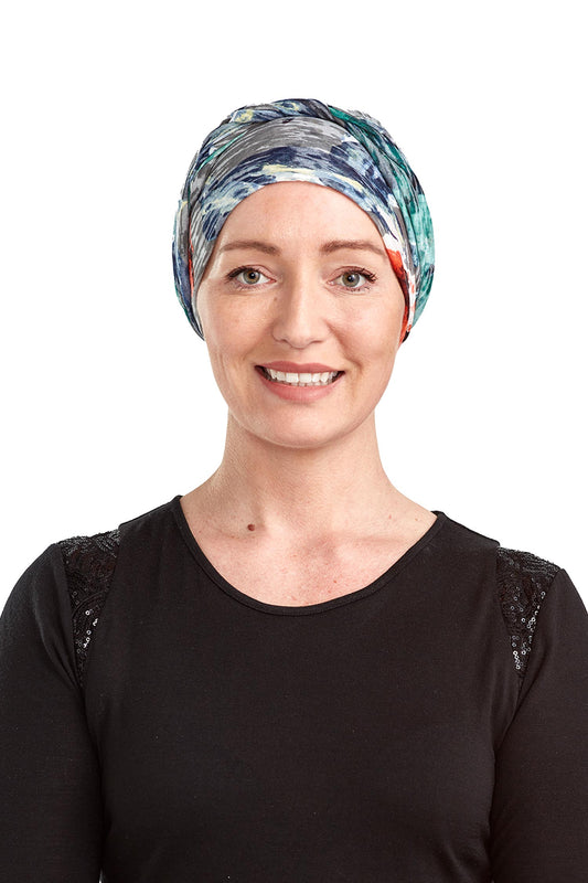 Lolita Wrap Cancer Hat - Print 1 - Kaus Hats
