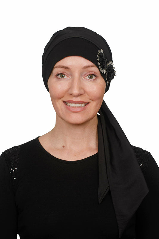 Metallic Lurex Scarf Hat
