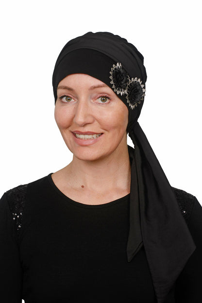 Metallic Lurex Scarf Hat