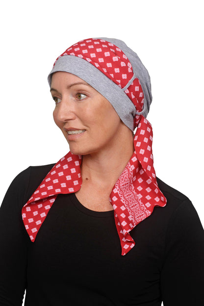 Pinky Scarf Hat