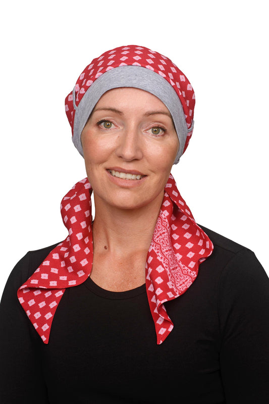 Pinky Scarf Hat