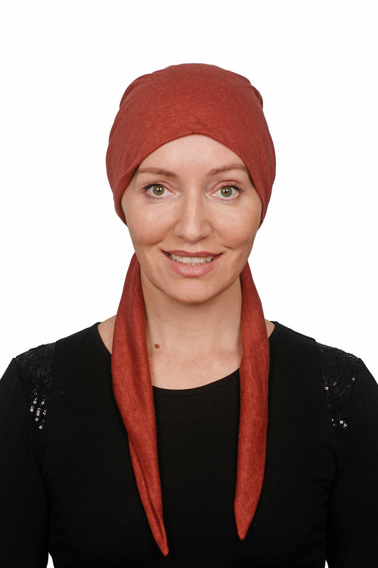 Rust Linen Wrap n Twist