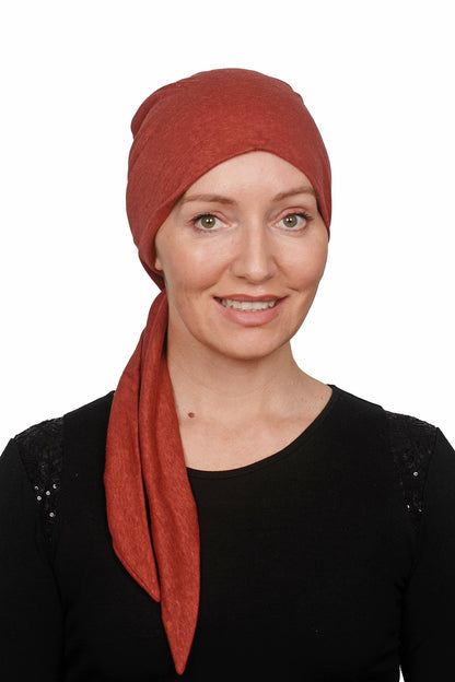 Rust Linen Wrap n Twist