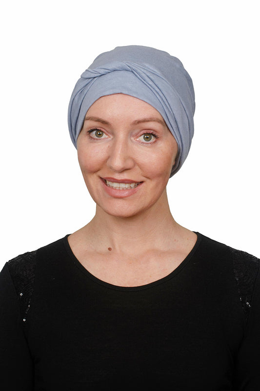 Skyblue Linen Wrap n Twist