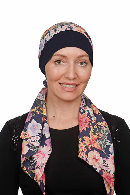 Twillight Attached Scarf Hat