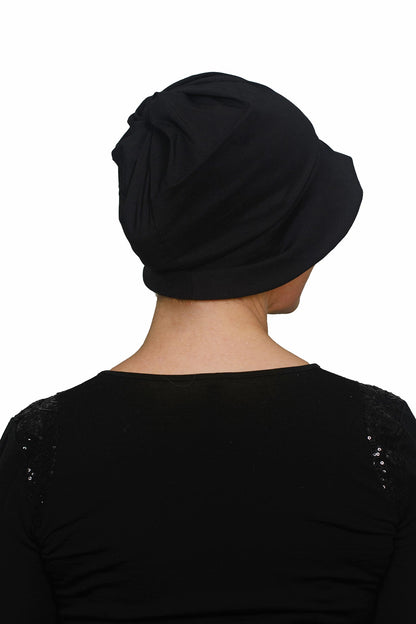 Twist Black Sunhat in a Bag