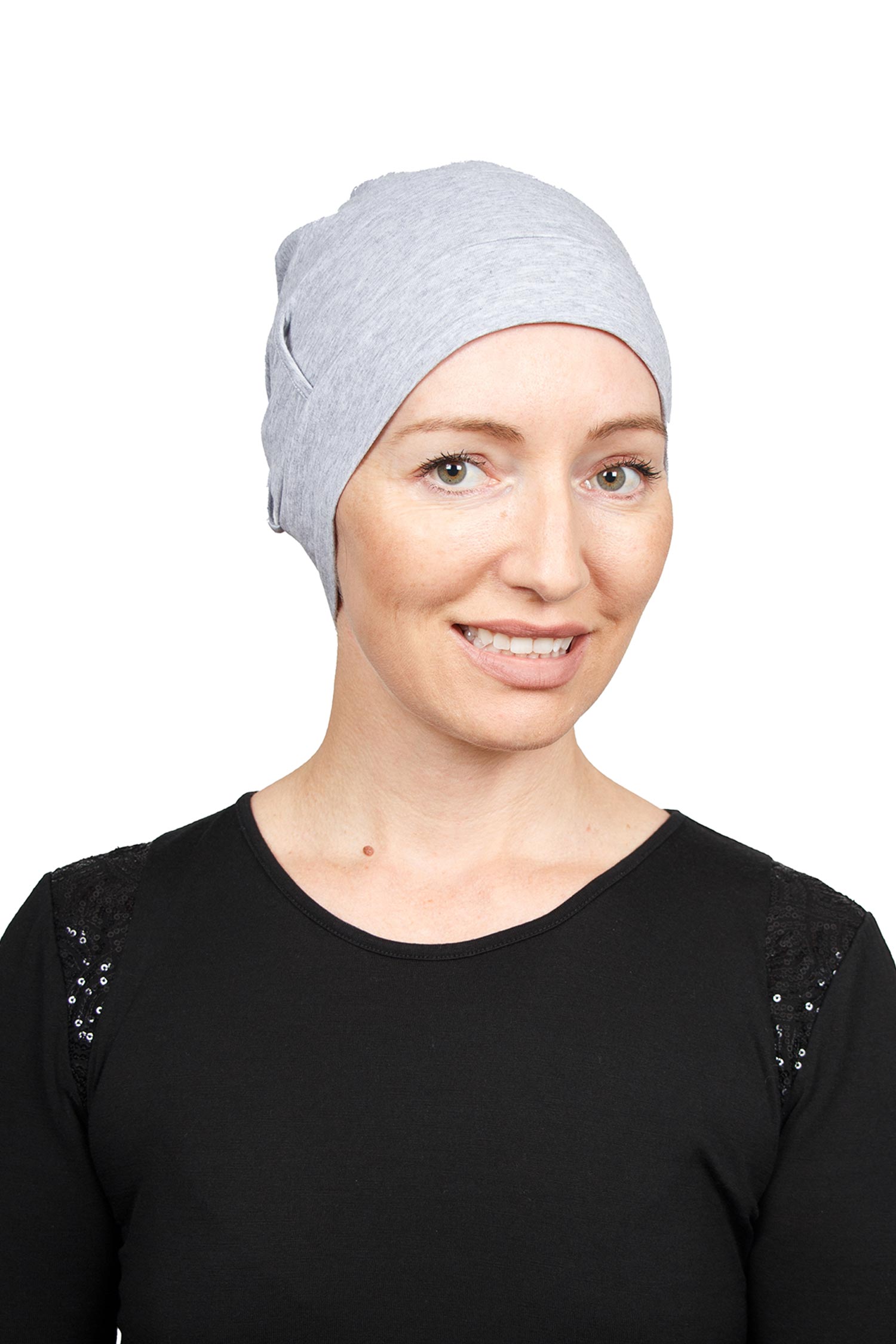 Extra Cancer Scarf Cap - Silver Marle 2 - Kaus Hats