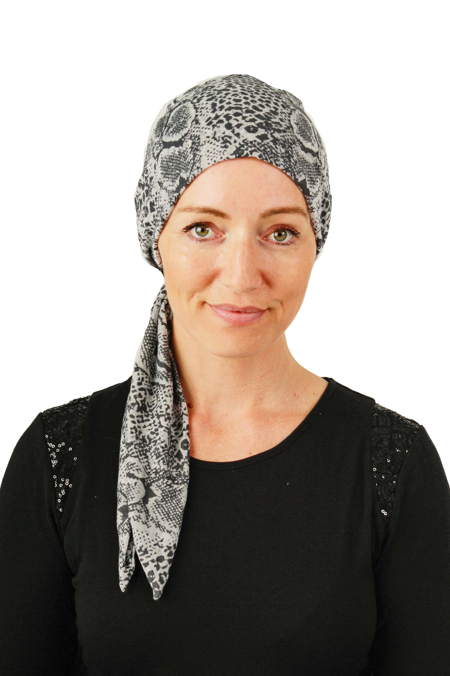Dove Cancer Wrap Hat - Grey 1 - Kaus Hats