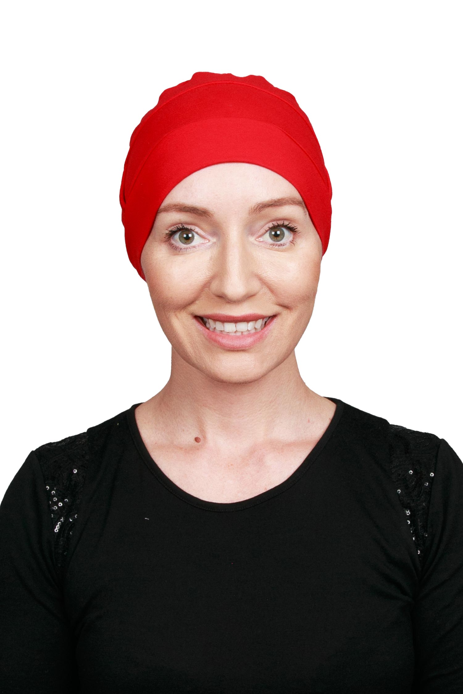 Extra Cancer Scarf Cap - Red - Kaus Hats